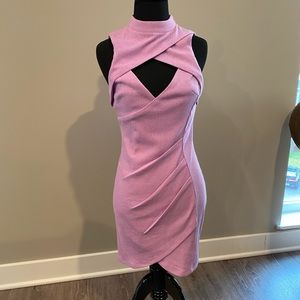 Flattering lilac bodycon dress